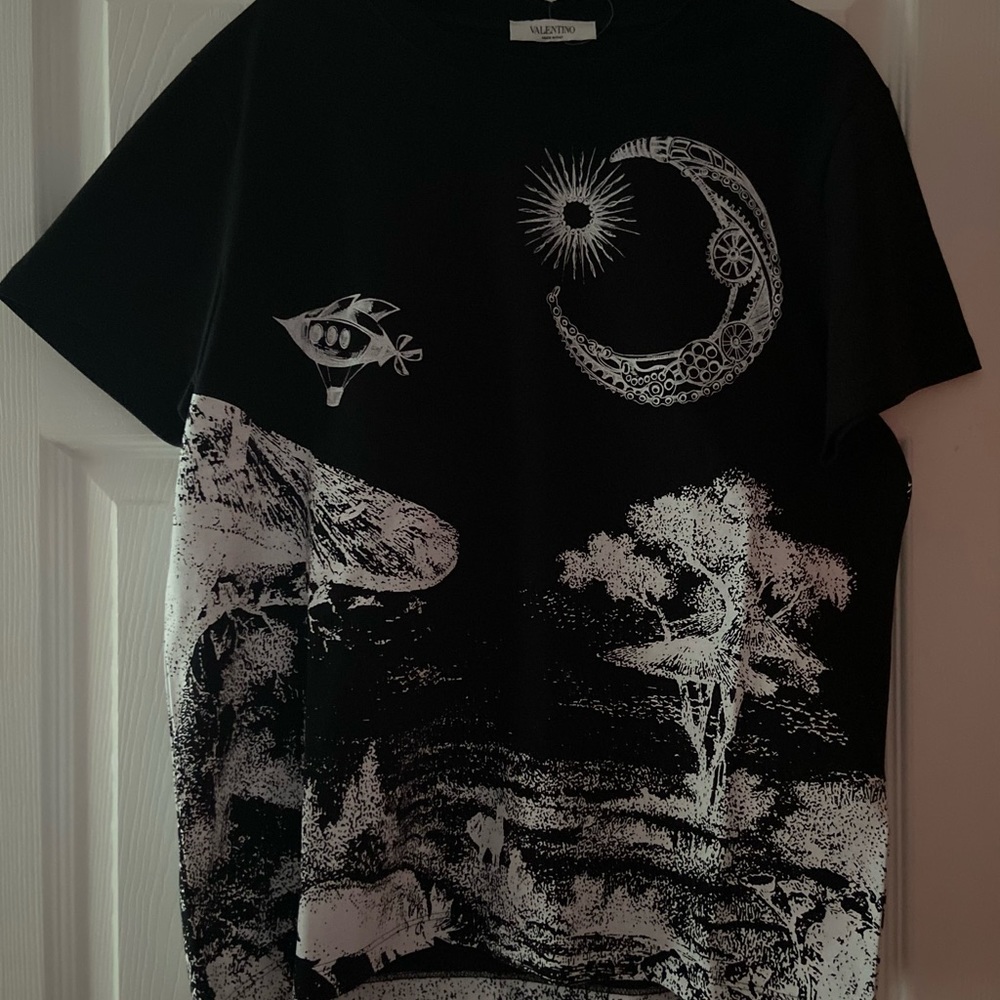 VALENTINO DREAMATIC PRINT T-SHIRT SIZE SMALL NEW - Picture 4 of 5